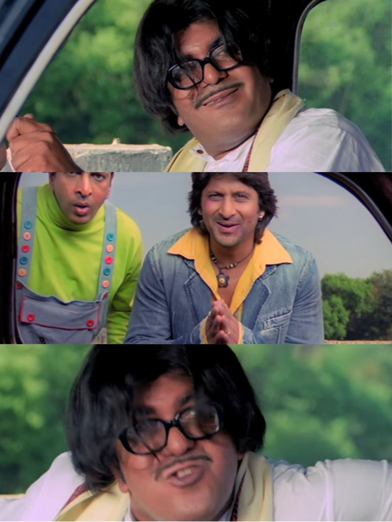 Car Window Exchange meme template blank