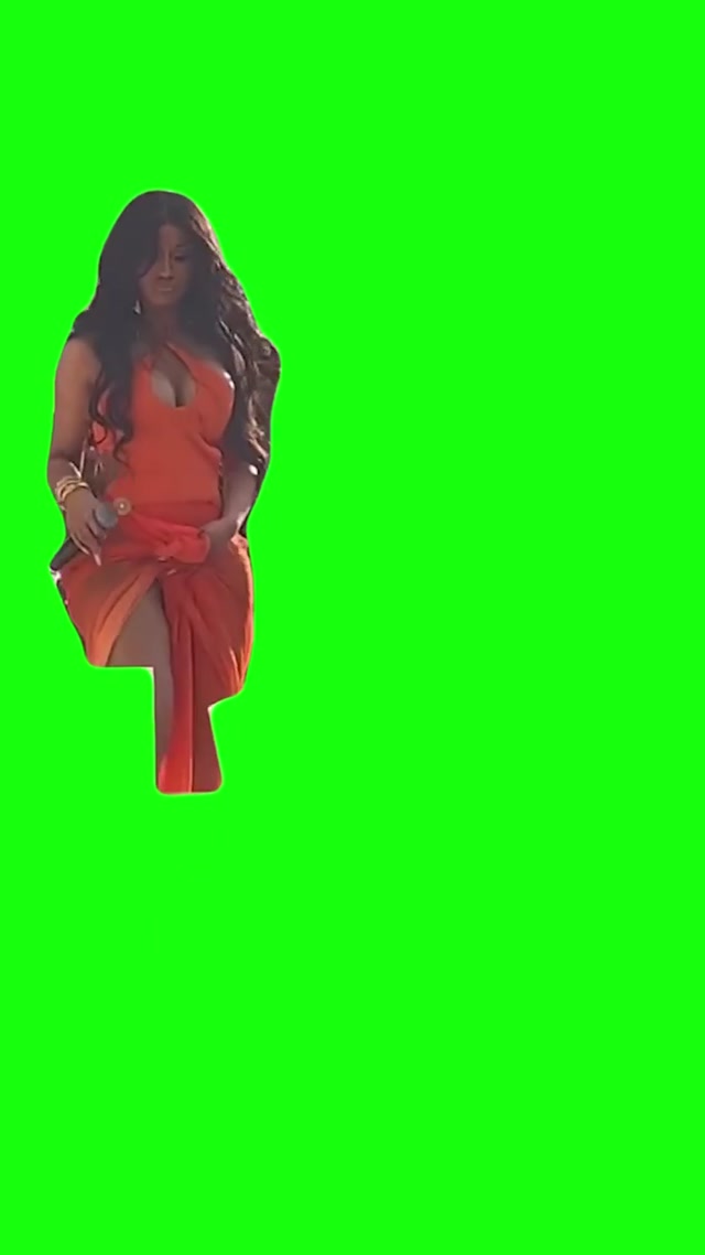 Cardi B Throws Microphone At Fan meme template blank