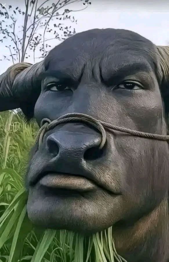 Chad Buffalo meme template blank