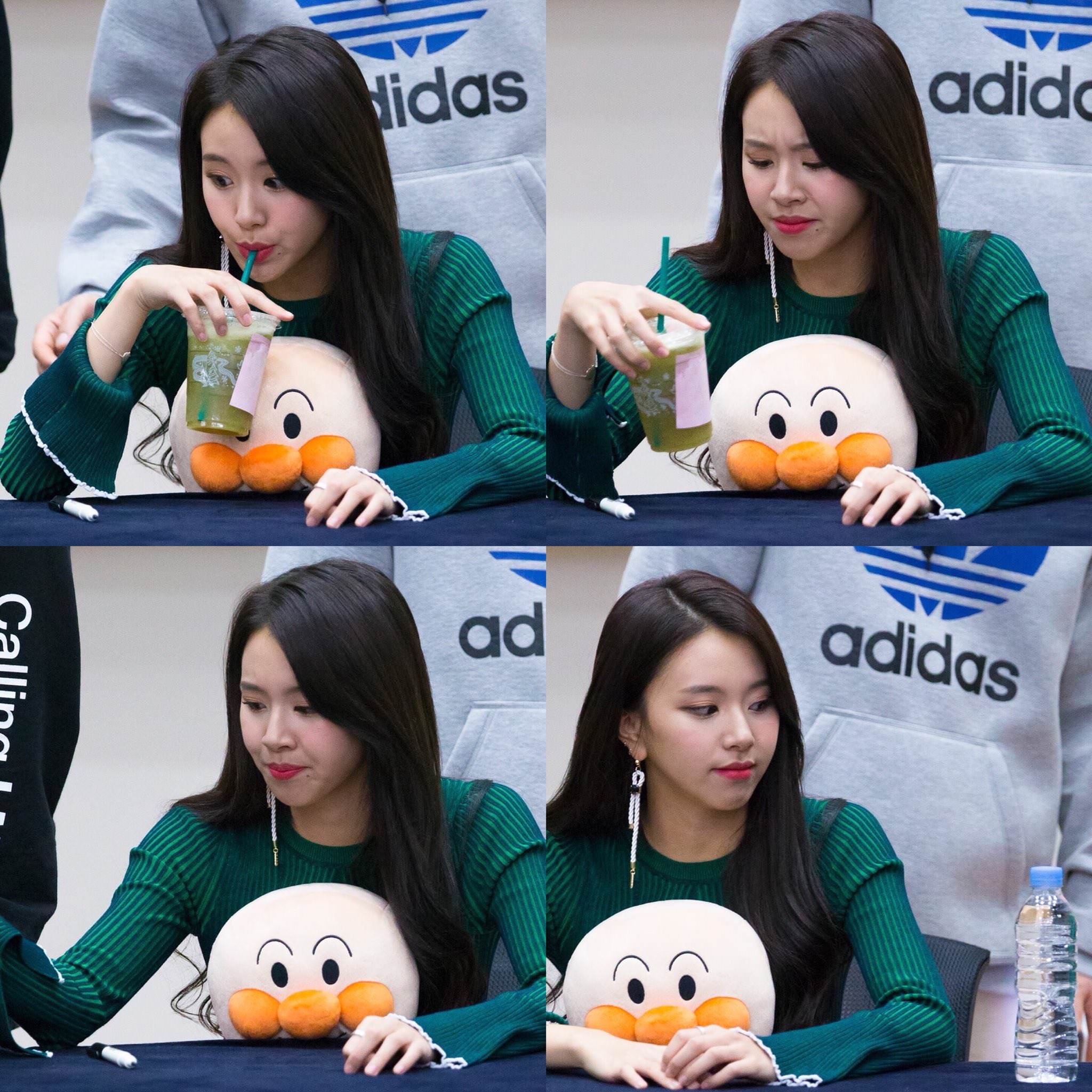 Chaeyoung Drinking meme template blank - image format