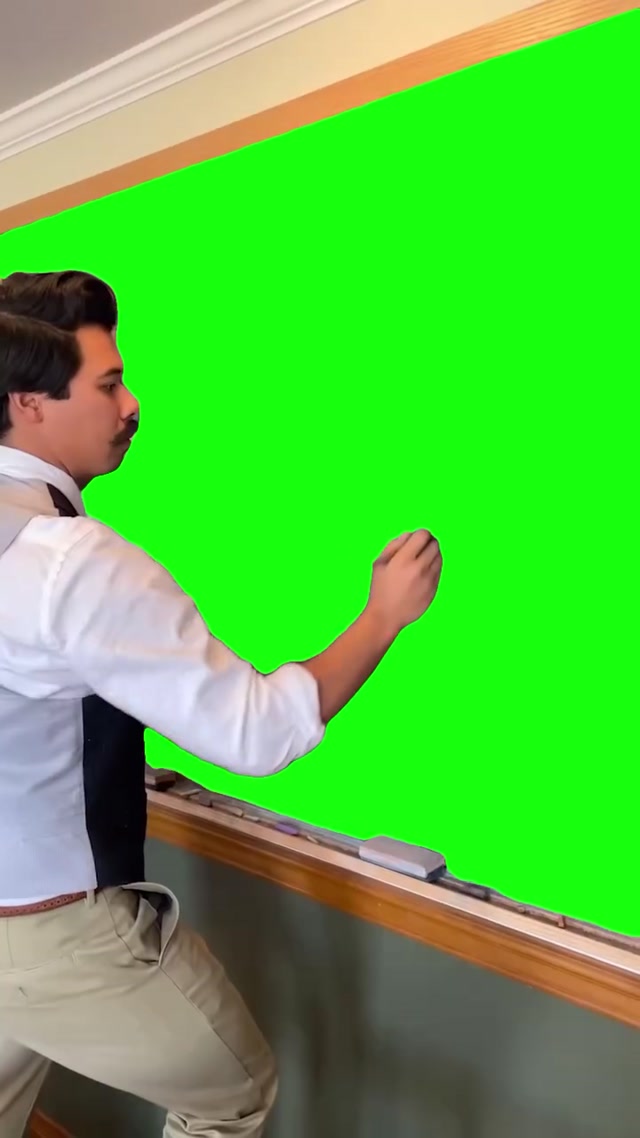 Chalk Art meme template blank