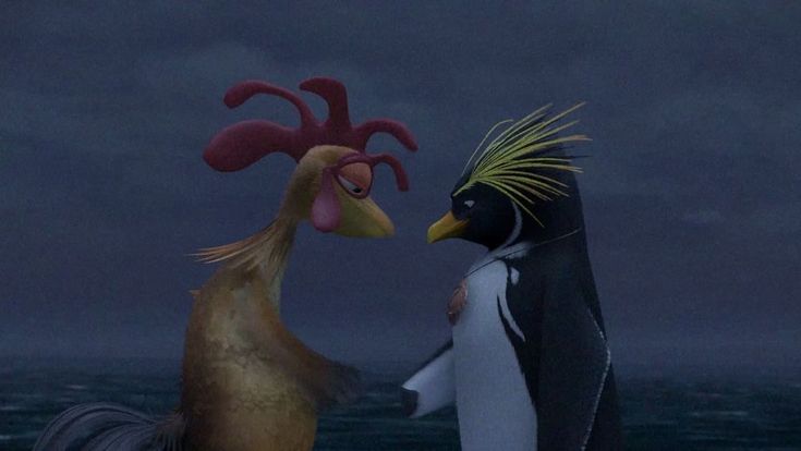 Chicken Joe and Cody Serious Staredown meme template blank - image format