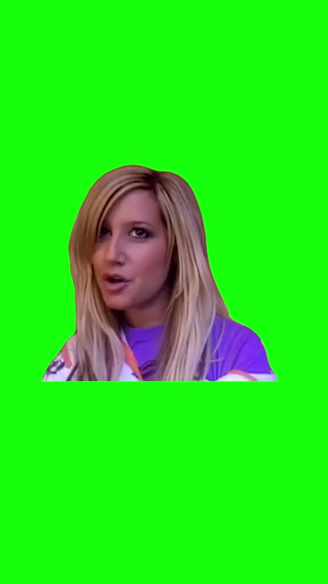 “Chillin’, Surfing YouTube” Ashley Tisdale meme template blank