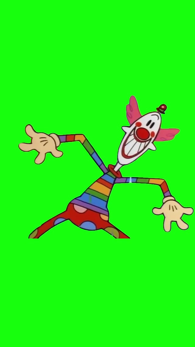 Clown Losing Color meme template blank