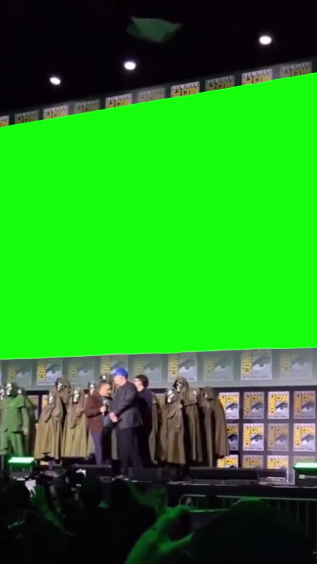 Comic Con Reveal meme template blank