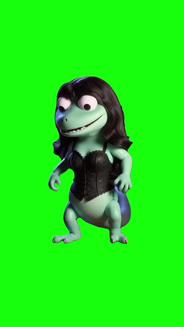 Lizard WAP meme template blank