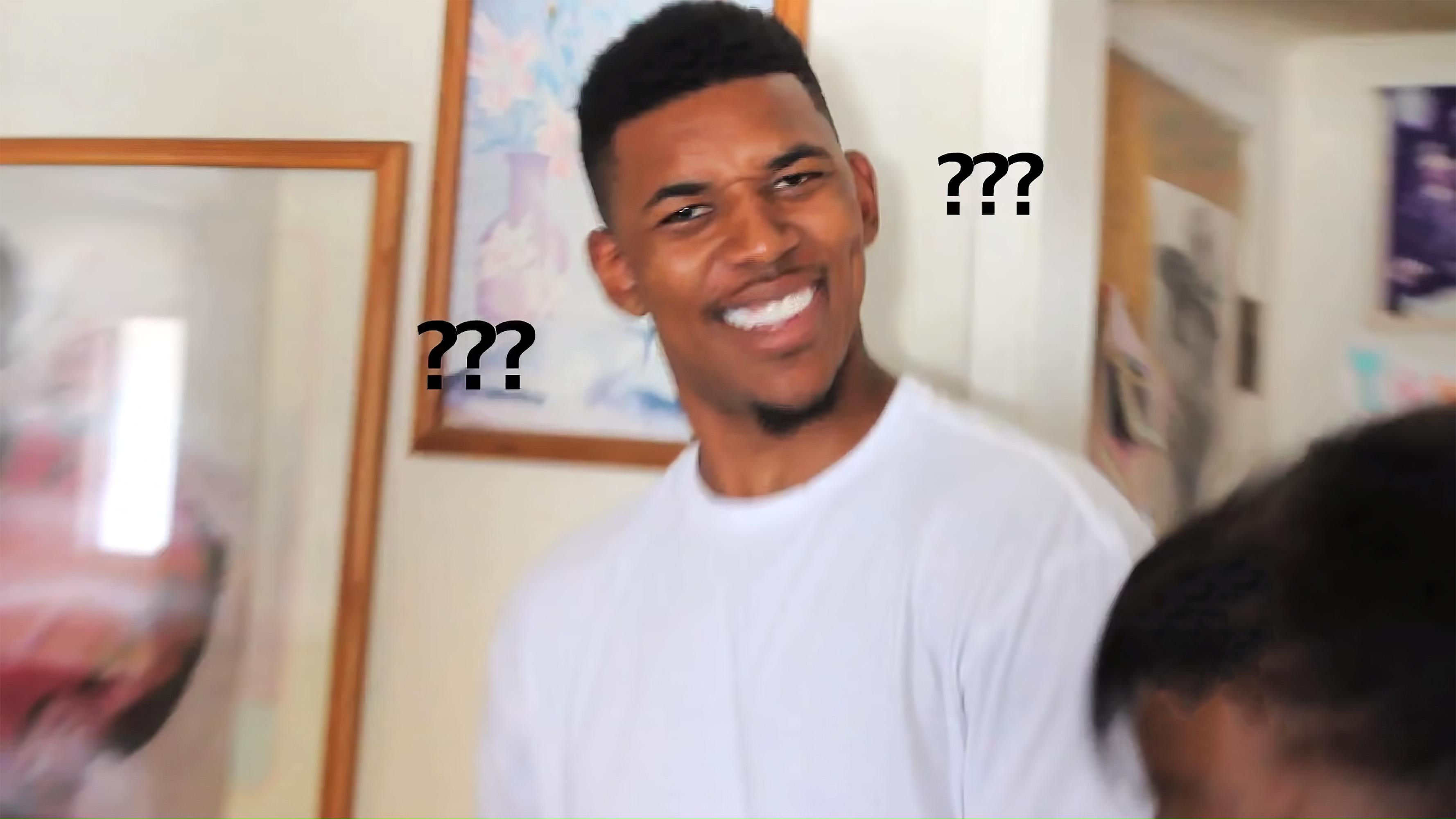 Confused Nick Young blank meme template blank - image format