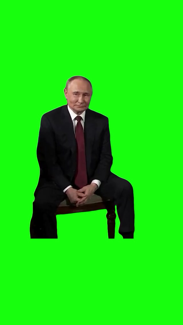 Confused Putin meme template blank
