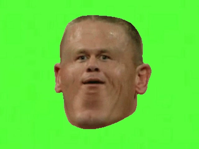 Content Shrinking John Cena meme template blank