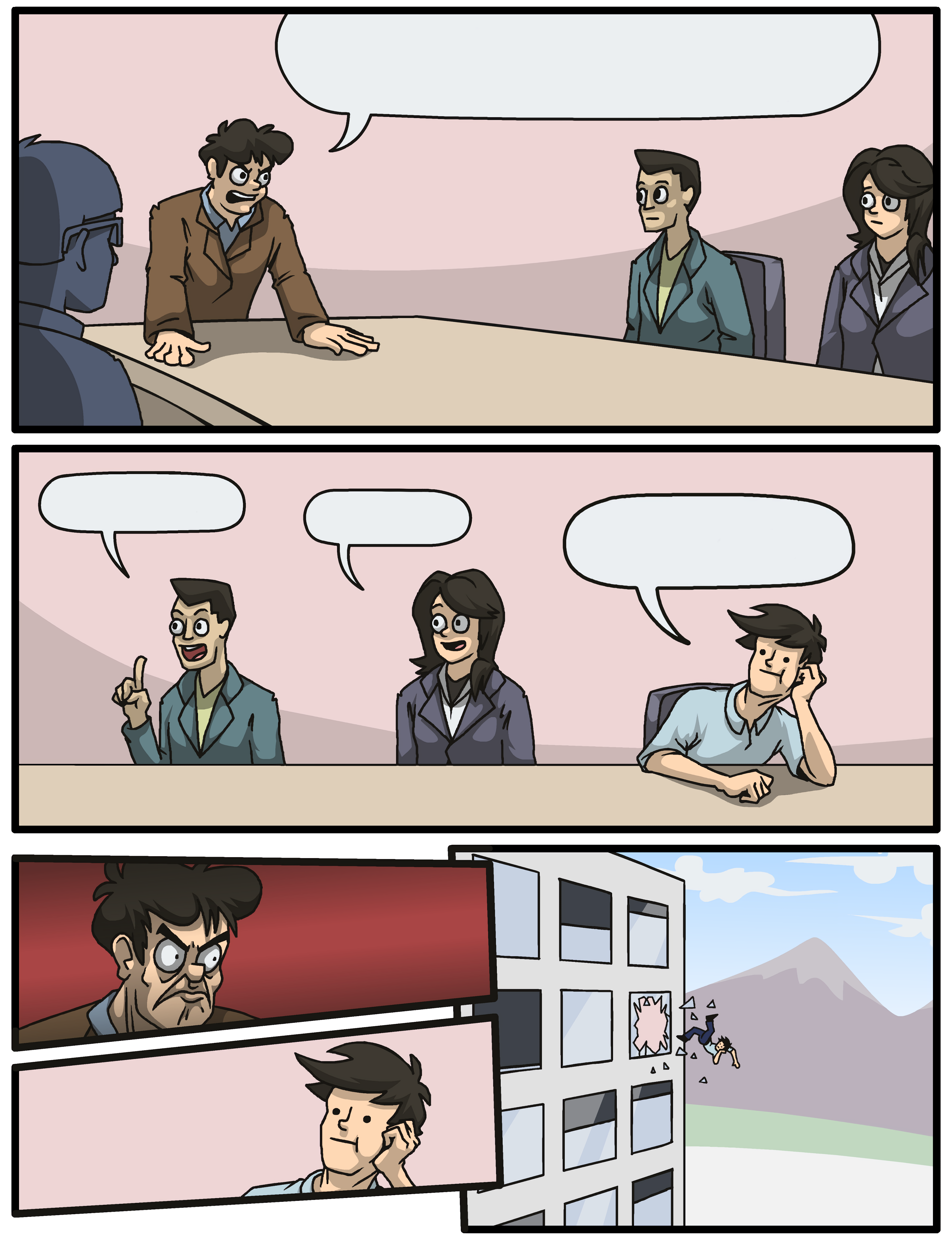 Corporate Backlash meme template blank - image format