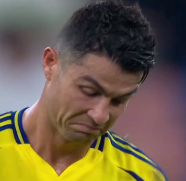 Cristiano's Al-Nassr Defeat meme template blank