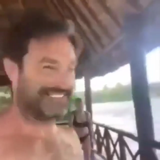 Crocodile Warning Panic Jump meme template blank