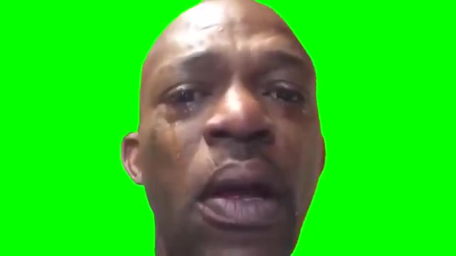 Crying Black Man meme template blank