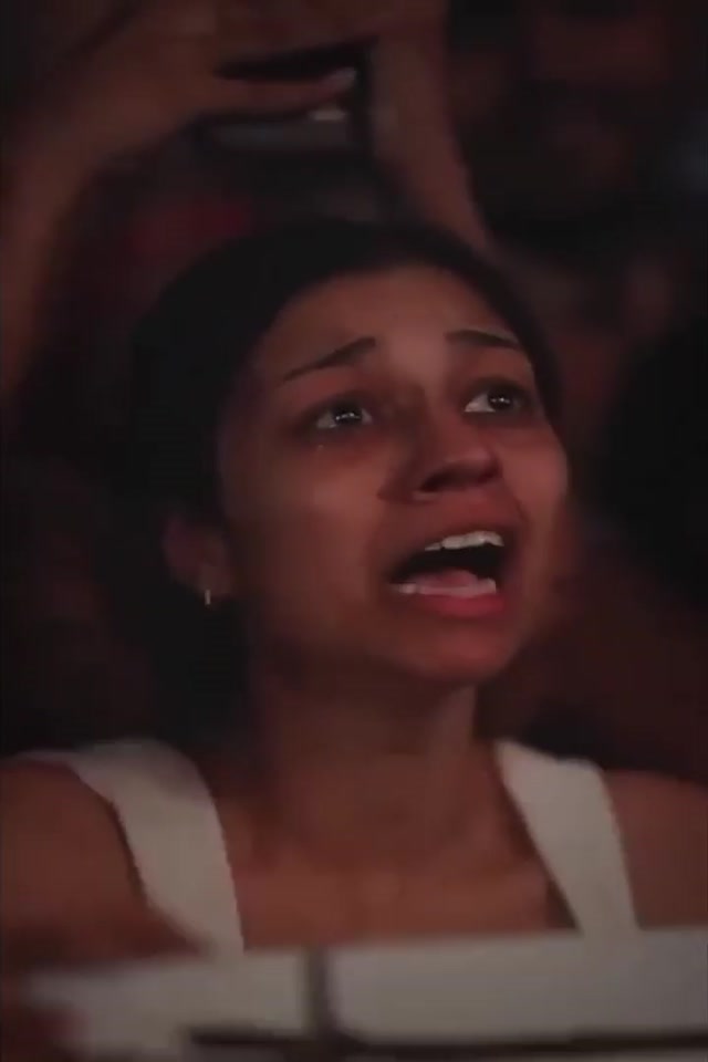 Crying Fan at Diljit Concert meme template variant 1
