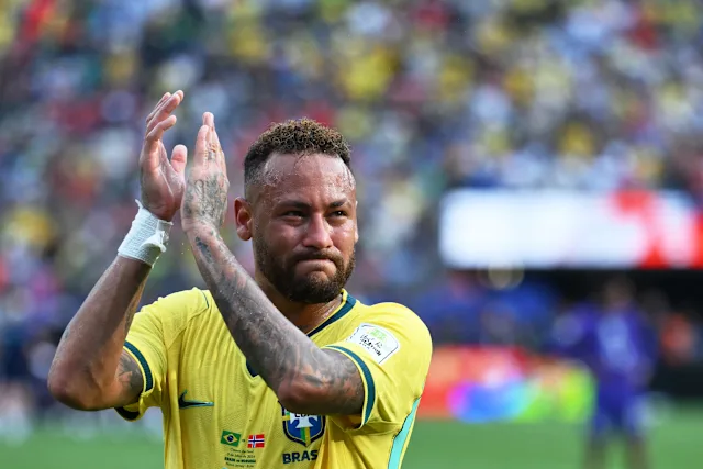 Crying Neymar Retirement Applause meme template blank - image format