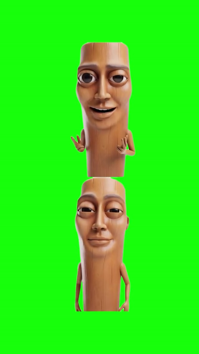 “Cuz We’re Playing Bendy” Tung Tung Tung Sahur meme template blank