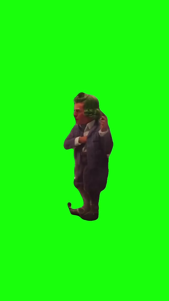 Dancing Oompa Loompa - WONKA meme template blank