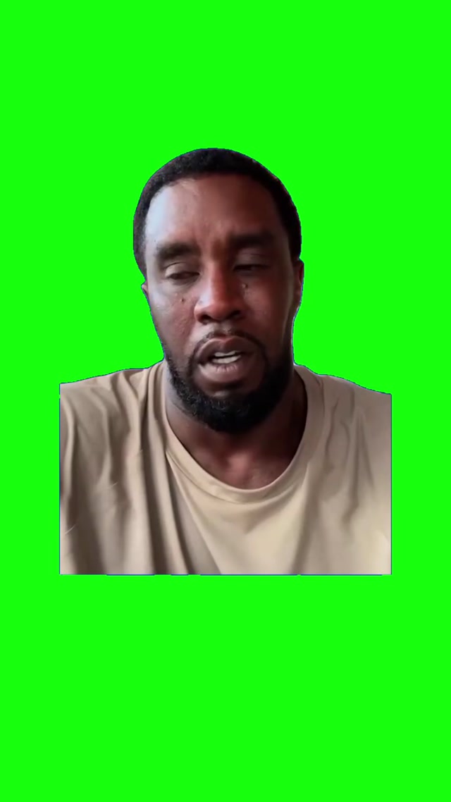 Diddy Apology meme template blank