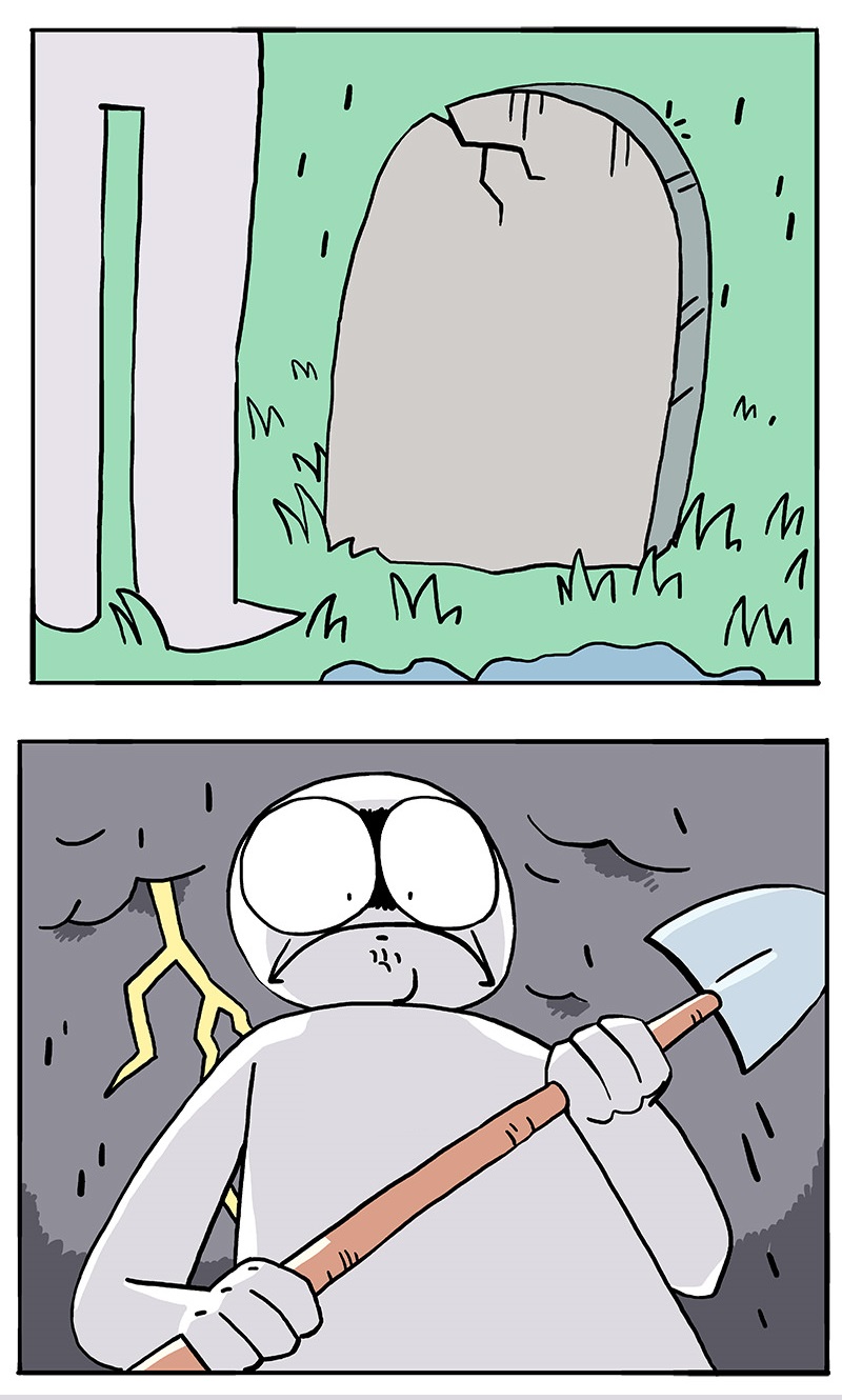 Digging Up the Grave meme template blank