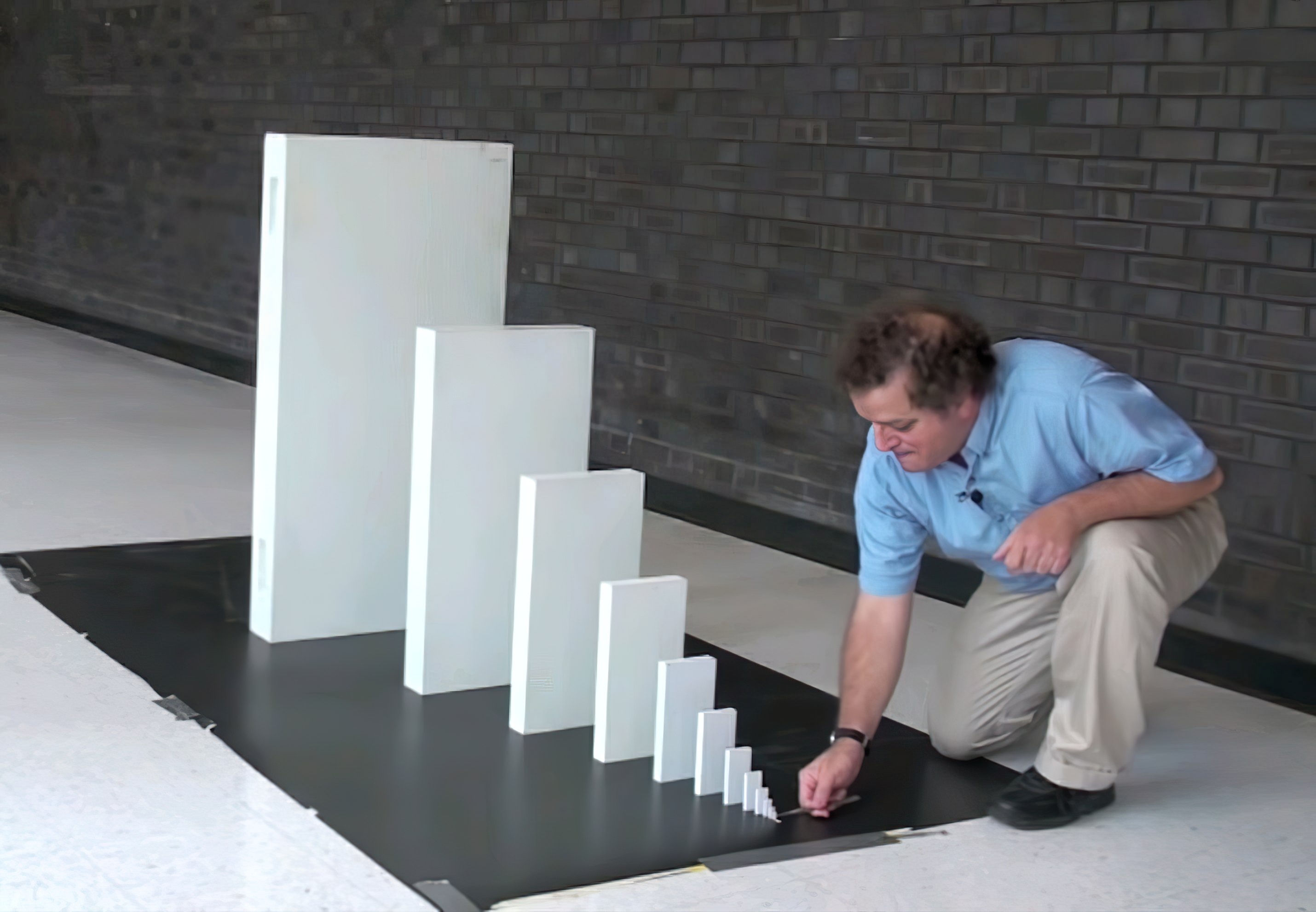 Domino Effect small to big meme template blank - image format