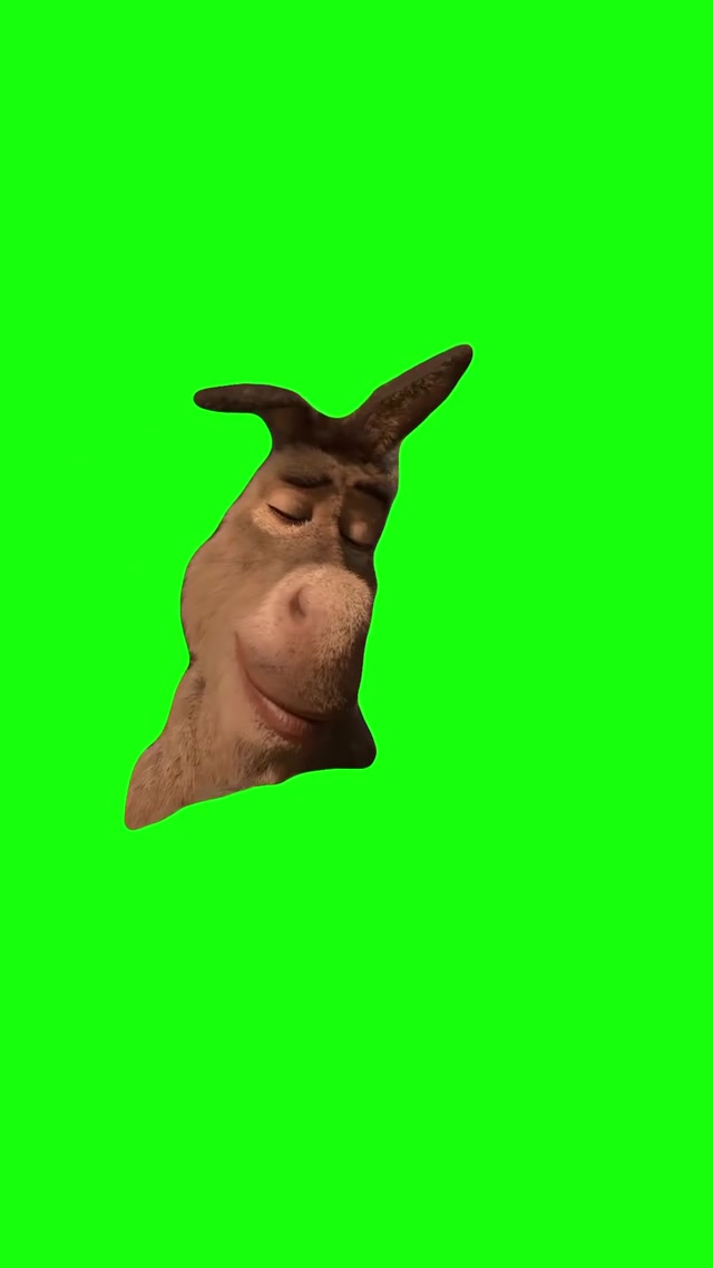 Donkey Reaching for Waffles meme template blank