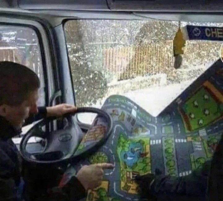 Driving With Toy City Play Rug Map meme template blank - image format