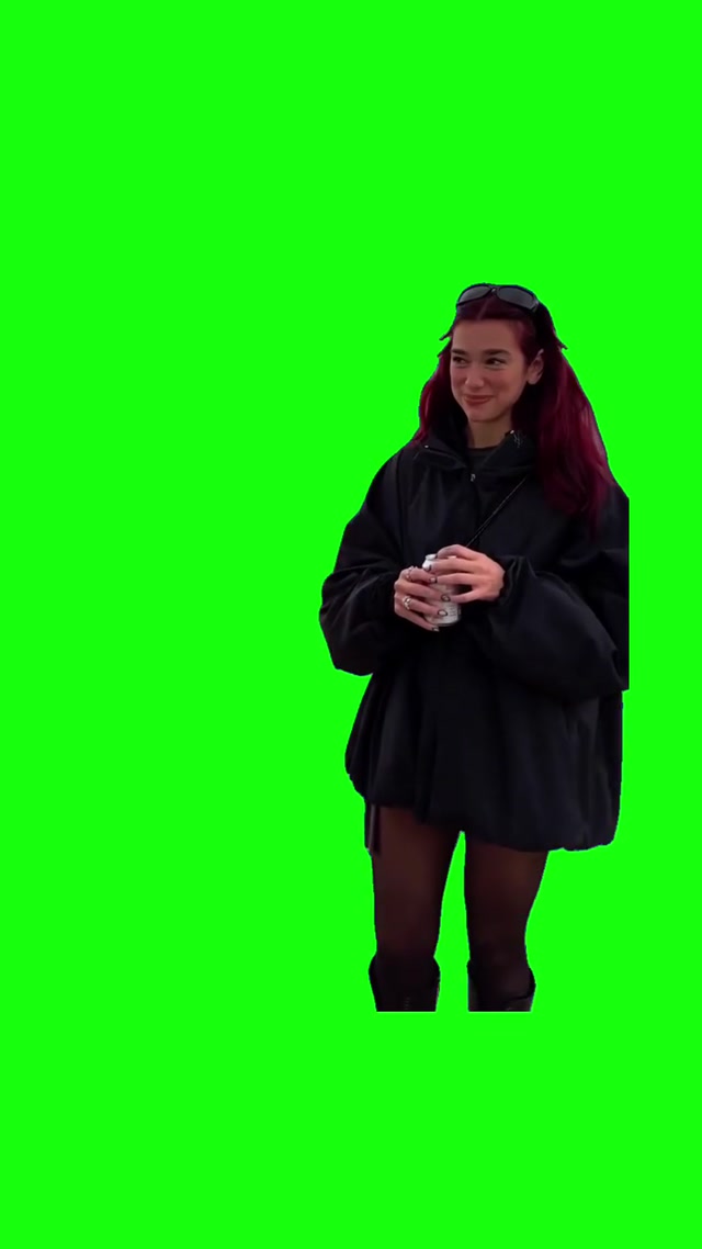 Dua Lipa Smiling Awkwardly meme template blank