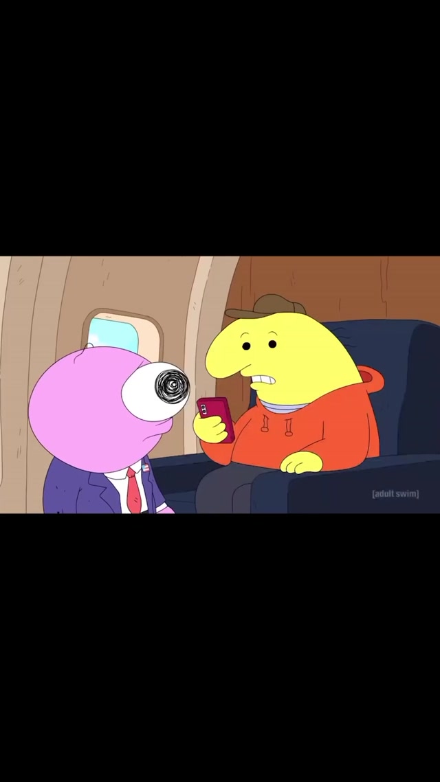 “Dude Check the News, It Doesn’t Matter What Channel” Smiling Friends meme template blank