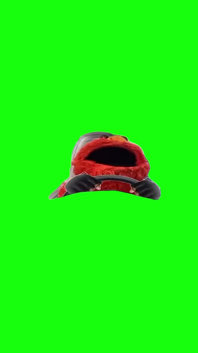 Elmo Driving to California Gurls meme template blank