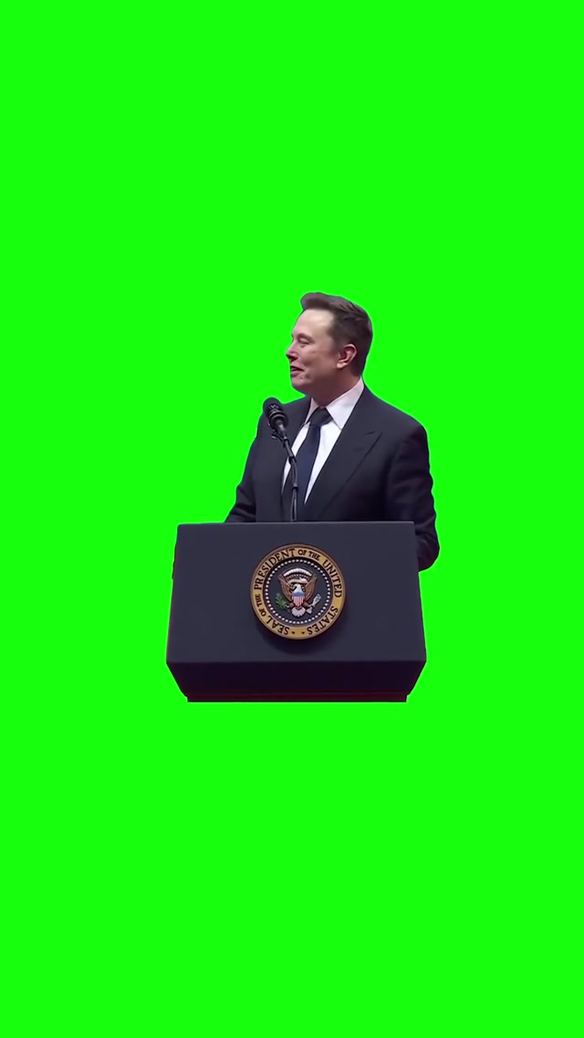 Elon Salute meme template blank
