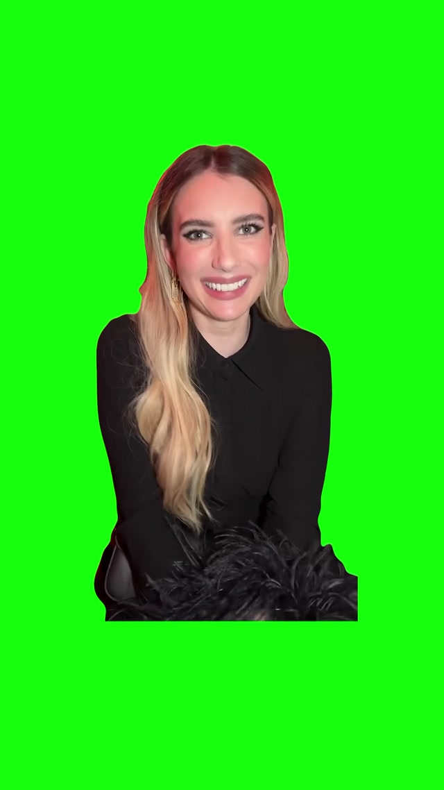 Emma Roberts Smile meme template blank
