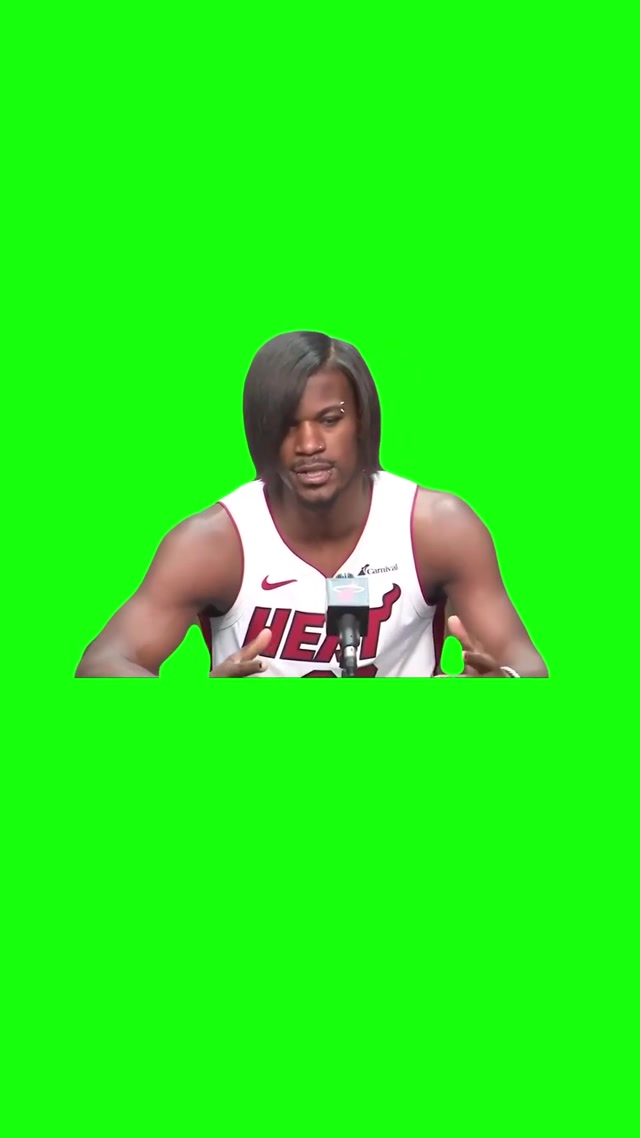 Emo Jimmy Butler meme template blank