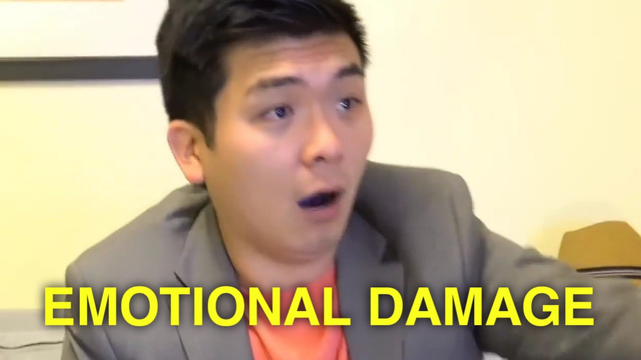 Emotional Damage hd meme template blank