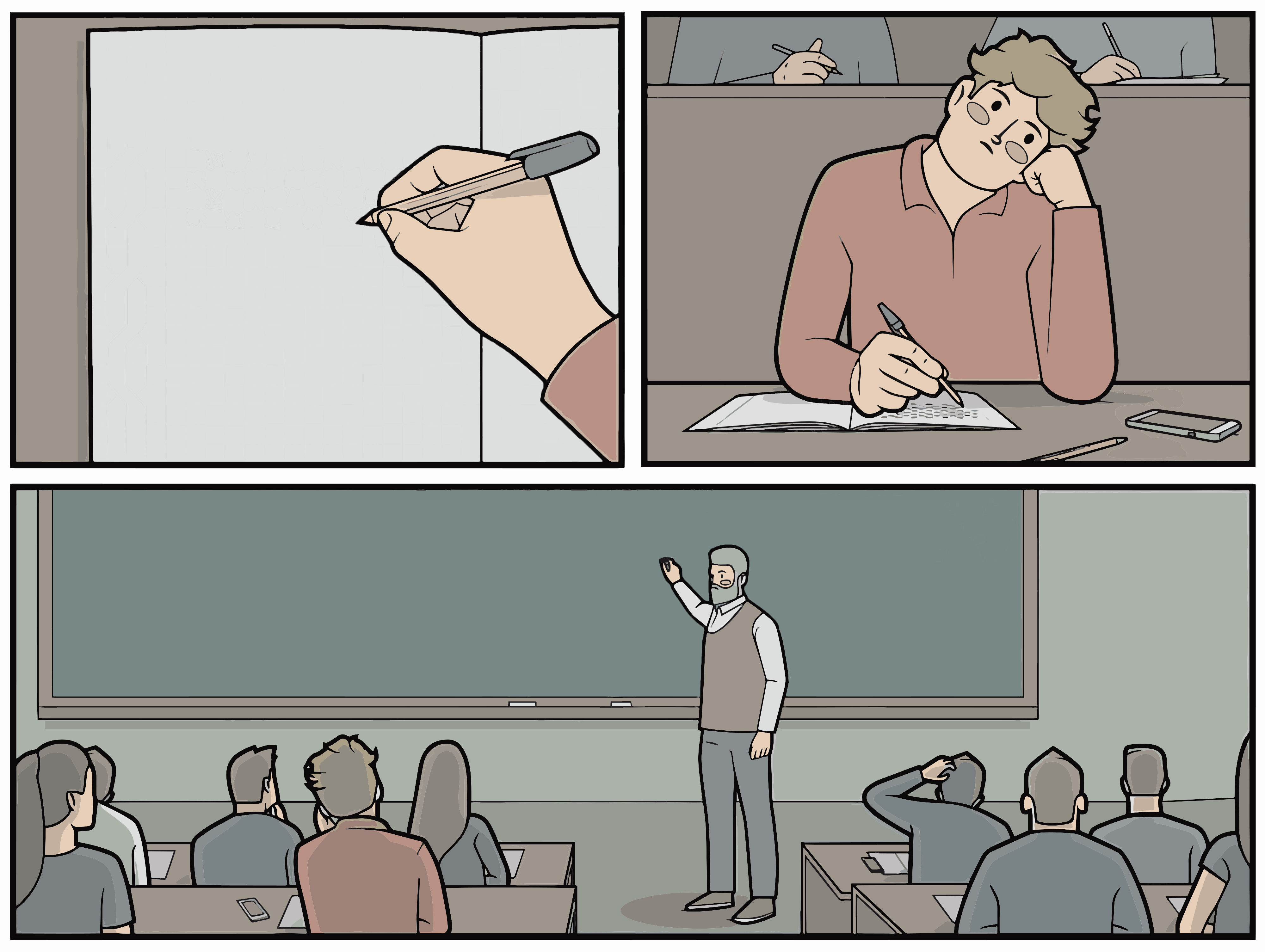 Empty Blackboard meme template blank - image format