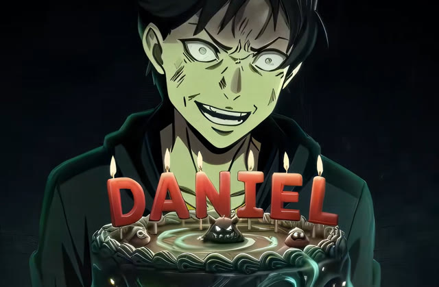 Eren Yeager Birthday Cake meme template blank