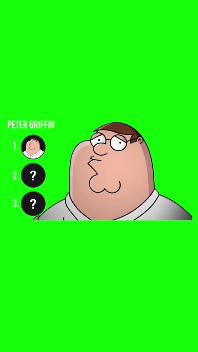 Family Guy Characters Singing Memories meme template blank