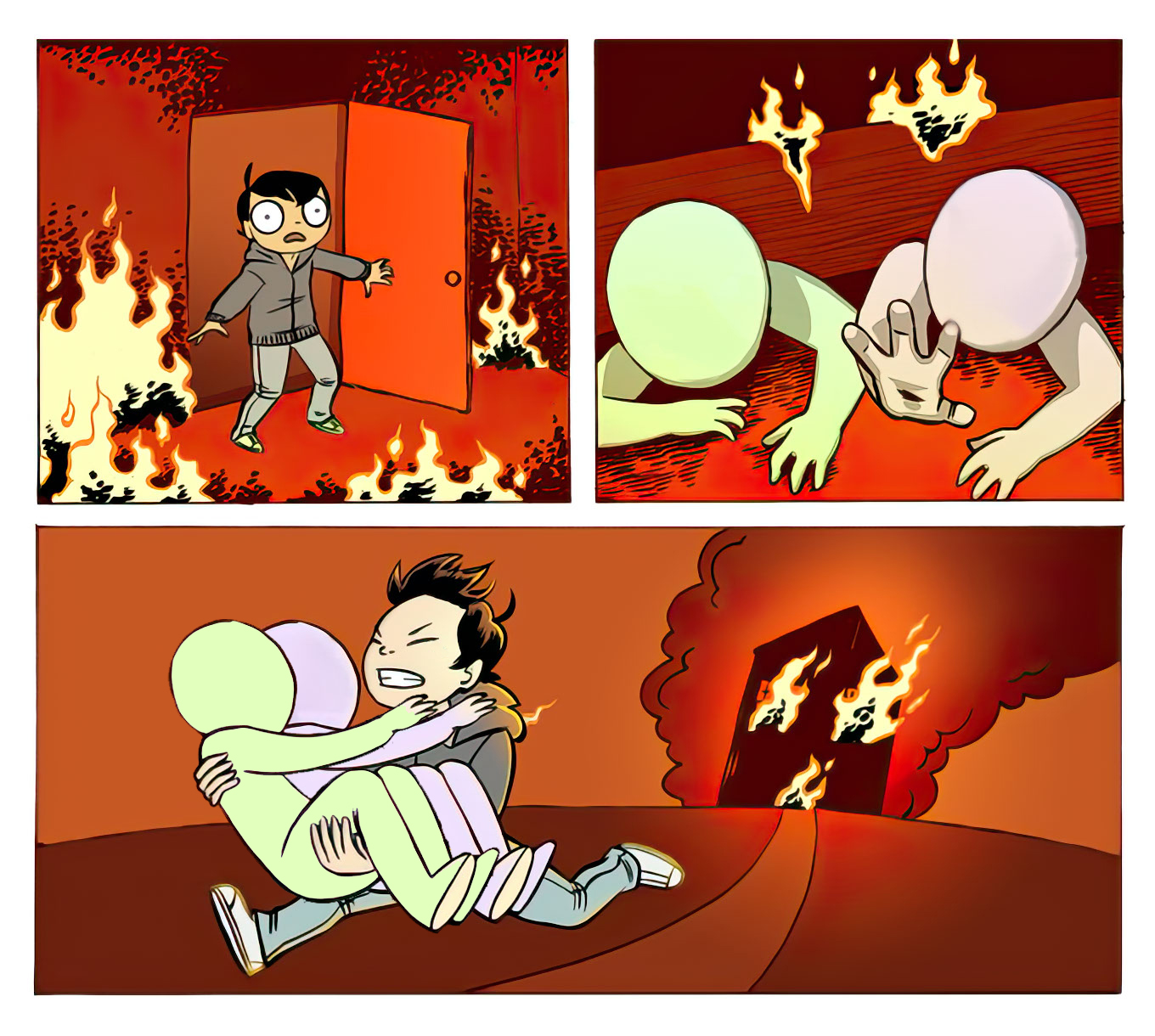 Fire Rescue meme template blank - image format