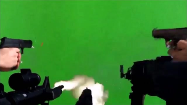 First-Person Crossfire meme template blank