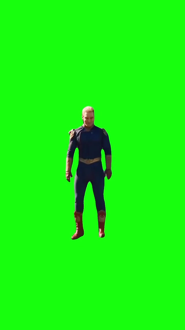 Floating Homelander meme template blank