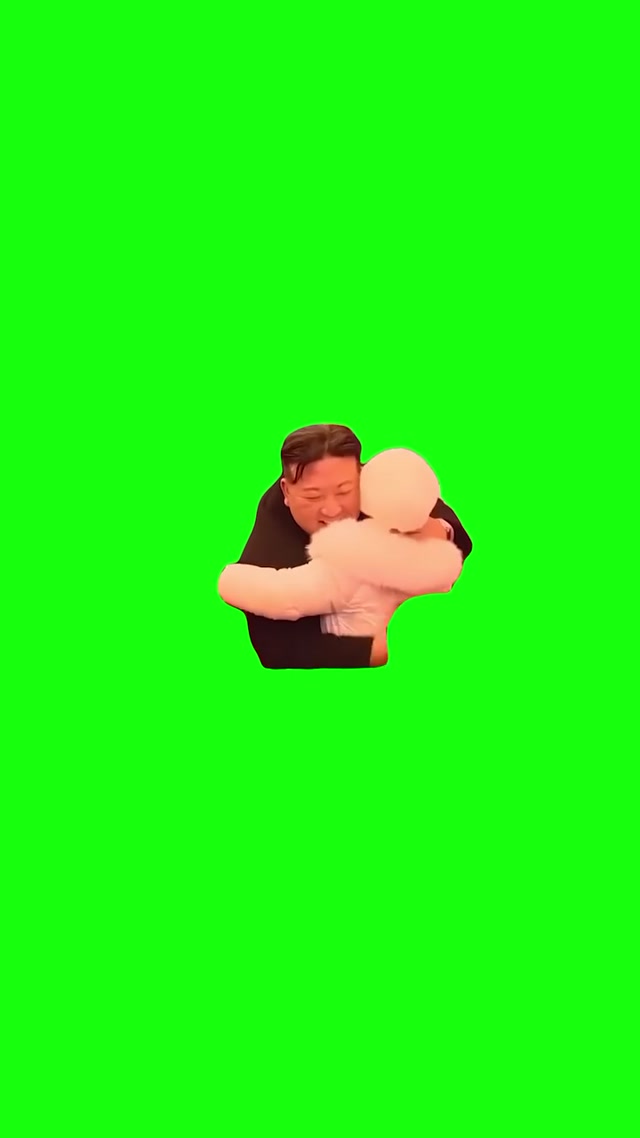“Friendly Father” North Korean Song meme template blank