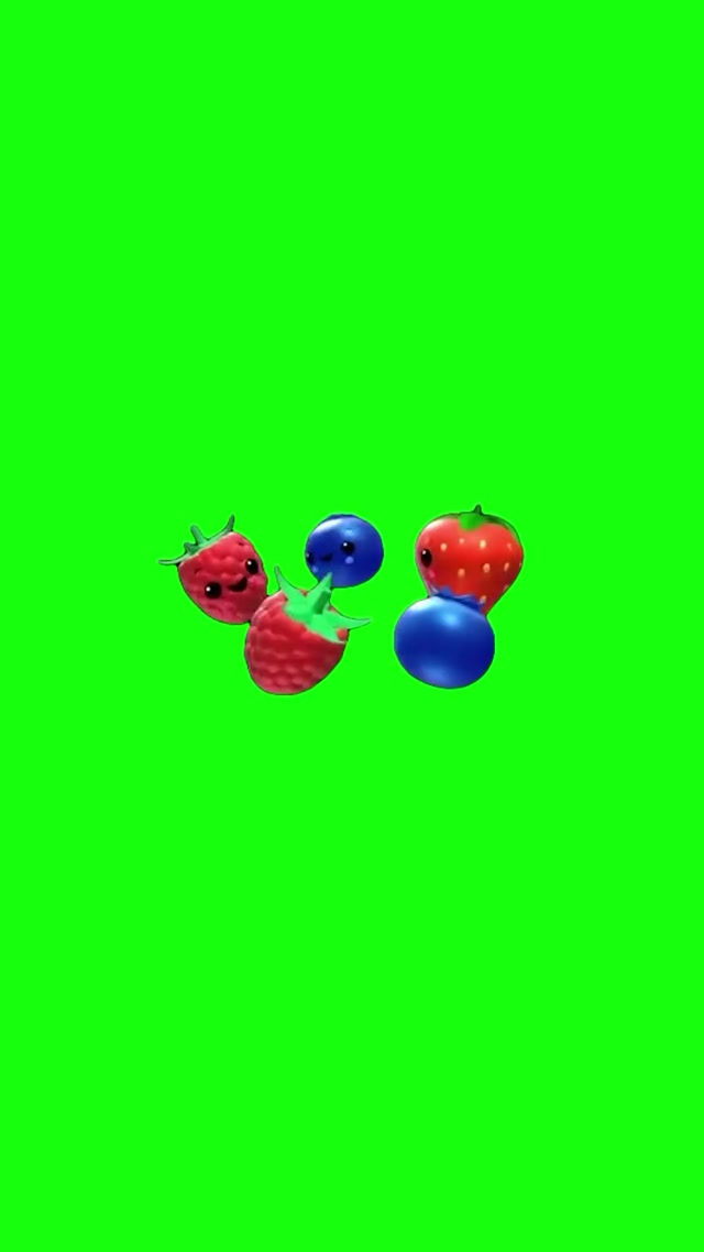Fruit Dancing to The Spark meme template blank