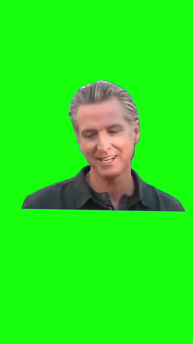 Gavin Newsom Wiggle meme template blank