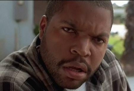 Ice Cube confused meme template blank