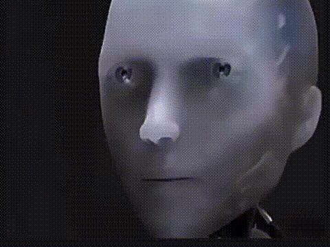 Will smith and robot moment meme template blank