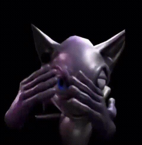 Freaky Sonic meme template blank