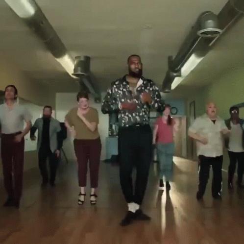 LeBron James dance meme template blank