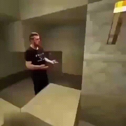Minecraft sand irl meme meme template blank