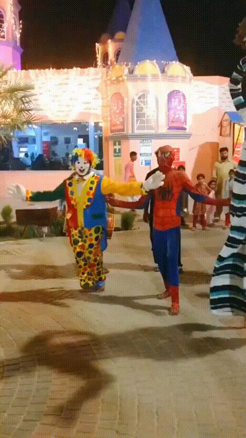 Spiderman and Joker dancing meme template blank