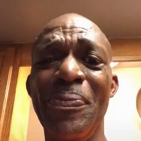Crying Man meme template blank