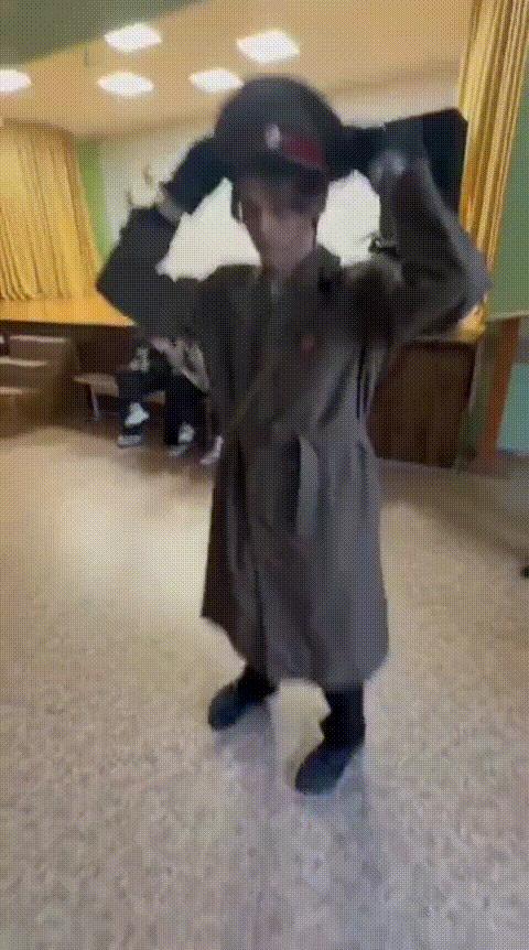The Dancing Officer / The Soviet Grooves meme template blank